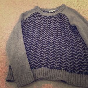 Wool crew neck sweater